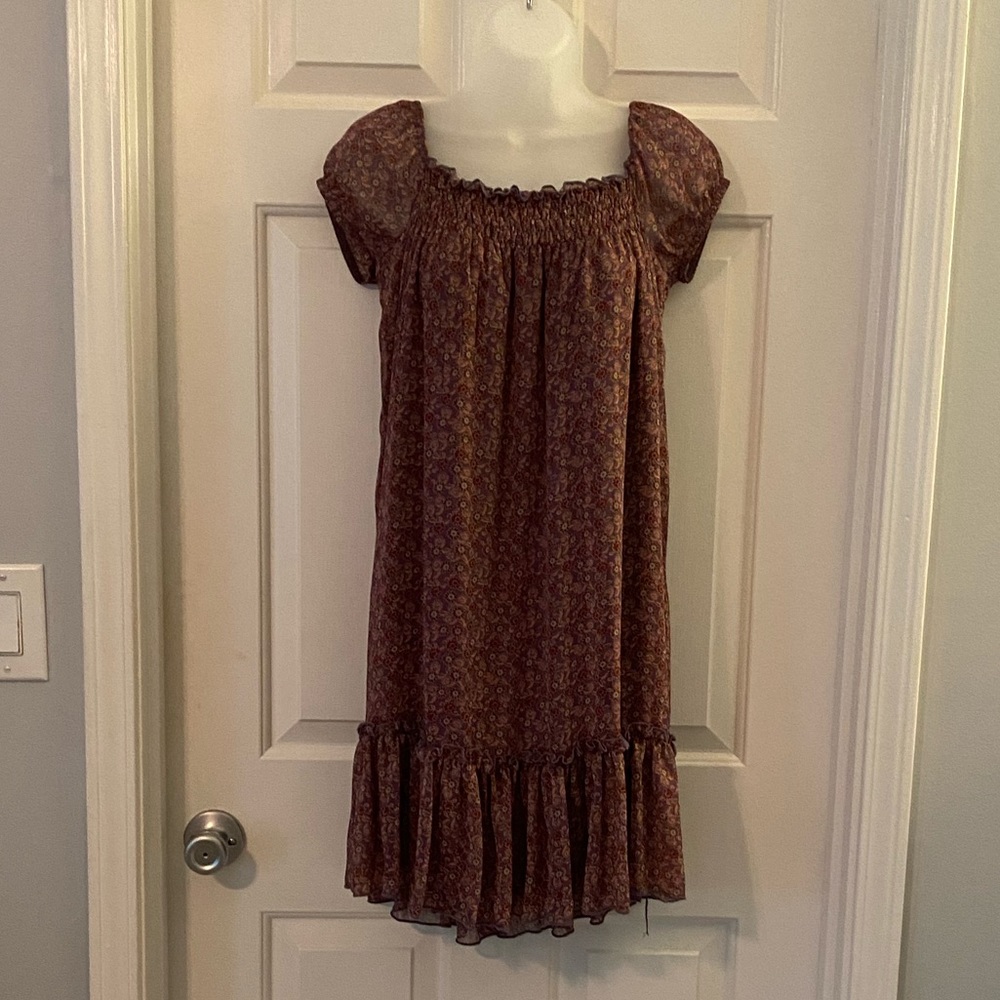 Purple flower dress